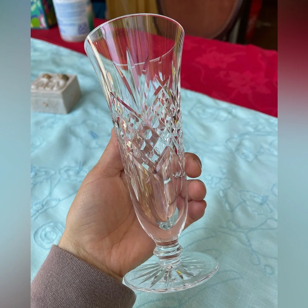 Vintage Waterford crystal vase stamped
